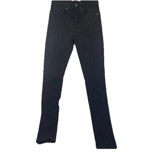 Levis Jeans Women's 27 Black 721 High Rise Skinny Stretch Denim Cotton Blend
